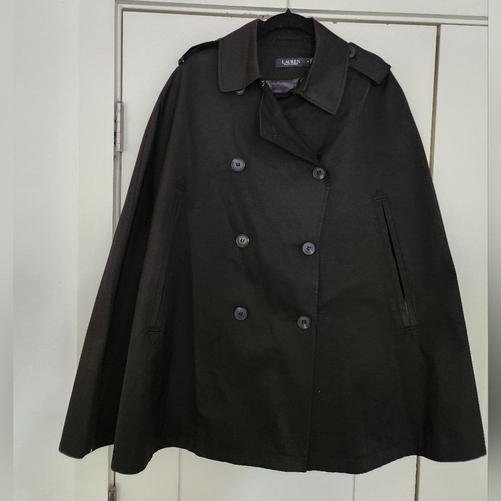 Ralph Lauren Trench Cape Jacket New Size Meduim